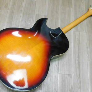 【ジャンク】希少!! Kawai フルアコギター ジャズギター 現状渡し ジャパンヴィンテージ 河合楽器 ビザールギター /F400の画像5