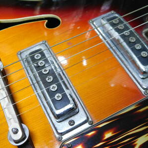【ジャンク】希少!! Kawai フルアコギター ジャズギター 現状渡し ジャパンヴィンテージ 河合楽器 ビザールギター /F400の画像9