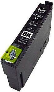 ICBK69L エプソン互換インク 黒増量タイプ 単品 残量表示OK IC4CL69L IC69 EPSON IC69L BK