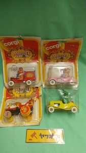  Vintage mapetsuma pet show Kermit mistake pigi- die-cast car minicar figure Corgi Corgi 4 pcs. set 