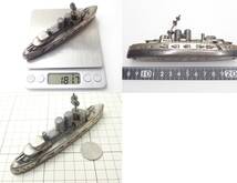 C864　文鎮　置物飾り　※破損品　軍艦　三笠　艦材使用　みかさ　保存会　船　アンティーク_画像10