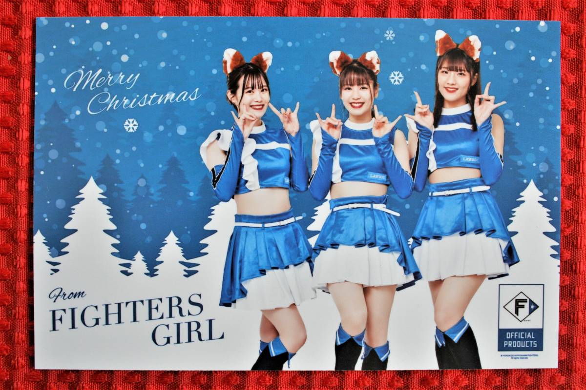 ファイターズガール滝谷美夢、清水麻矢サイン入りトレーディングカード