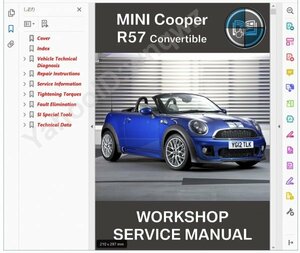  Mini Cooper MINI R57 Mini convertible John Cooper Works JCW ( wiring diagram is separate ) other Cooper S SD one. selection possibility 