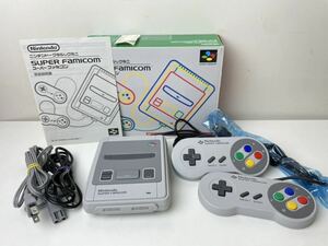 【美品】Nintendo 任天堂 ニンテンドークラシックミニ スーパーファミコン CLV-301 本体 説明書・箱あり