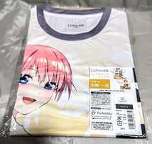 映画五等分の花嫁 中野一花 フルグラフィックtシャツ Lsize アニメ tシャツ_画像1