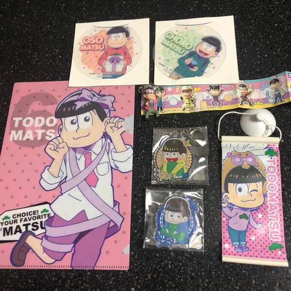 おそ松さん ミニクリアファイル コースター アクキー