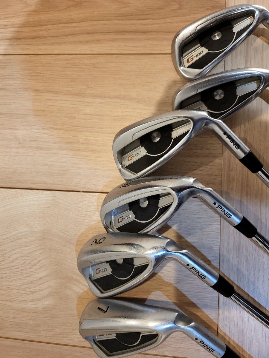 PING(ピン)アイアン G400 5~PW 6本セット アーコス搭載グリップ-