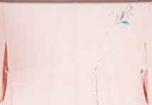 本加賀友禅 天の雅彦氏作 友禅訪問着 袷 正絹 ピンク 暈し 花束 LLサイズ ki26396 着物 レディース シルク オールシーズン 送料無料 新品_画像8