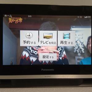 ★動作品・付属品充実★ Panasonic パナソニック プライベート VIERA ビエラ UN-JD10T1 浴室テレビ 防水モニター＋UN-JS100 レコーダーの画像4