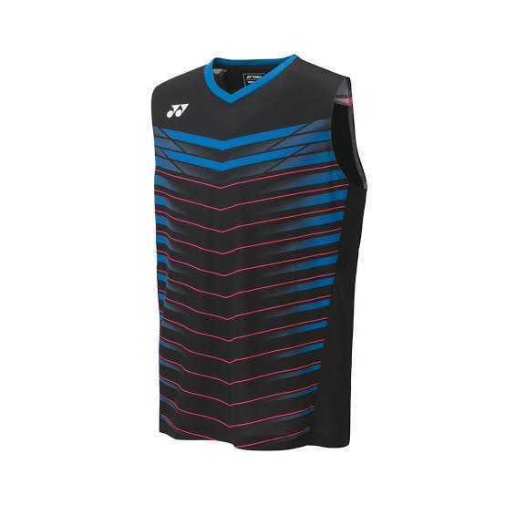 【10398（007）XO】YONEX(ヨネックス) メンズゲームシャツ（ノースリーブ） サイズXO 新品未使用タグ付 バドミントン テニス 定価9350円