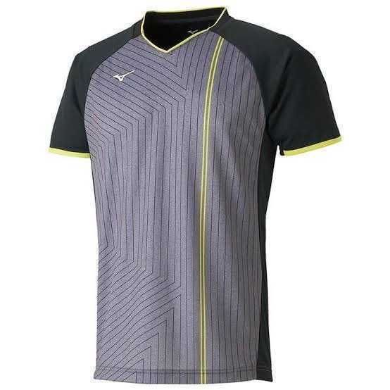 【62JA900709 XL】MIZUNO(ミズノ) ユニゲームシャツ　ブラック　サイズXL 新品未使用タグ付 バドミントン テニス 