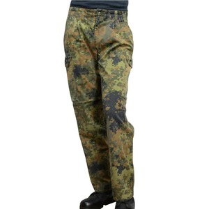 ドイツ軍放出品 コンバットパンツ 戦闘服 フレックターン迷彩 レディース [ ロング/Sサイズ / 難あり ] ドイツ連邦軍