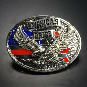  belt buckle Eagle star article flag AMERICAN PRIDE 1616 [ metal ] belt for buckle american buckle 