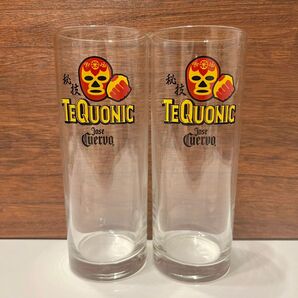 新品未使用 ホセ クエルボ テコニック グラス 2個セット プロレス Jose Cuervo ホセクエルボ JoseCuervo