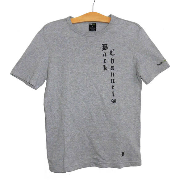⑦美品 BACK CHANNEL バックチャンネル 99 Tシャツ Sサイズ ヘザーグレー
