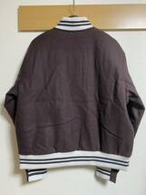 ☆新品 国内正規品 NIKE AS M NK AU VARSITY JACKET DQ5011-010 Lサイズ BROWN ナイキ バーシティ ジャケット スタジャン テックフリース_画像7