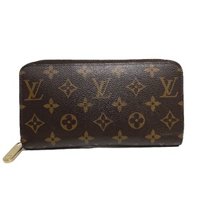 ルイヴィトン 長財布 M41894 ラウンドファスナー モノグラム ジッピーウォレット LOUIS VUITTON ローズバレリーヌ レディース 中古