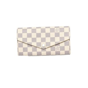 ポルトフォイユサラ ダミエ アズール 長財布 N63208 ルイヴィトン アズール 長財布 LOUIS VUITTON LV 【SS】 【中古】