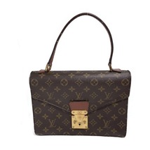 ルイヴィトン ハンドバッグ M51190 キャンバス モノグラム コンコルド LOUIS VUITTON ブラウン レディース 中古_画像1