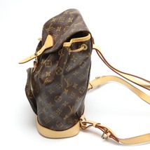 ルイヴィトン リュック・デイパック M51136 モンスリMM モノグラム リュックサック LOUIS VUITTON ブラウン レディース 中古_画像3