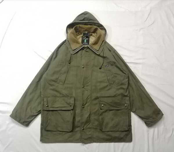 80's Vintage　Bob Church　Double Layer Ventile Coat　XXL ボブチャーチ　ベンタイル ビンテージ　Barbour バブアー