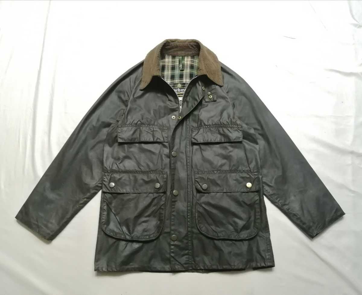 80s Barbour bedale c42 バブアー ビデイル 4ポケット セージ 3