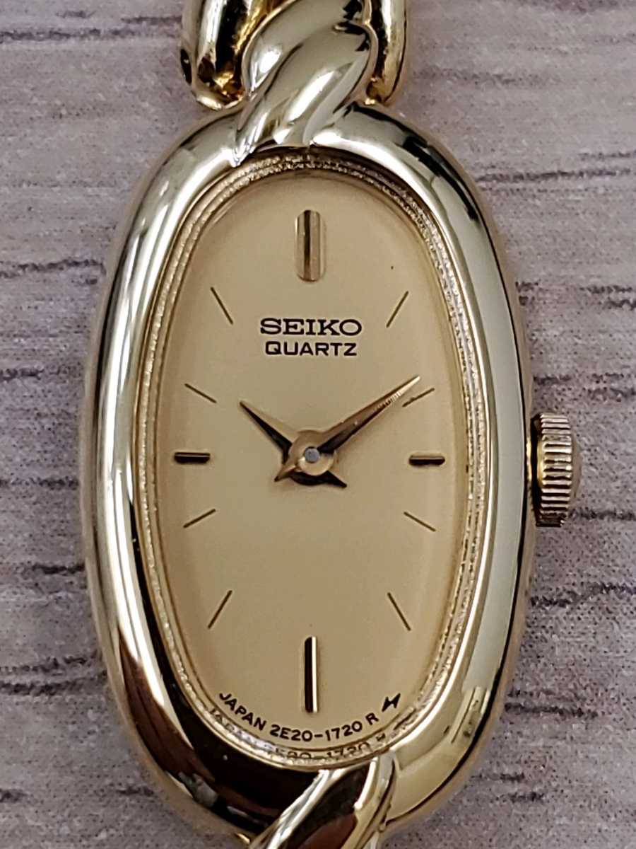 最も激安 SEIKO EXCELINE 2E20-6680 ダイヤ付き - locabrinq.com.br