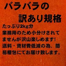 【メガ盛り】業務用　訳あり鱈子　（バラ子もしくは切れ子）　2kg2パック（合計4kg） 　冷凍　タラコ　メンタイコ　鱈子　鱈の子　たらこ_画像2