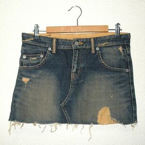 STUNNINGLURE Stunning Lure crash Denim skirt 26 cut ... none design 