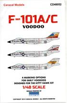 1/48 Caracal Models カラカルモデルスデカール　CD48052 : F-101A/C Voodoo Part 1_画像1