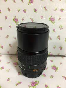 ミノルタ MD TERE ROKKOR 135mmF3.5 フード内蔵 ★★★★