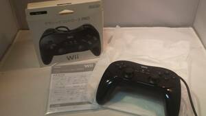 *Wii black Classic controller Pro unused 