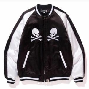 【新品】XLサイズ A BATHING APE x mastermind JAPAN SOUVENIR JACKET マスターマインド BAPE エイプ スカジャン アウター ジャケット