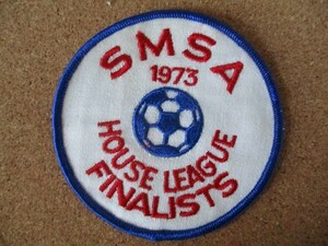 80s SMSA サッカー イーストテネシー州 NSCAA 刺繍 ワッペン ビンテージ /アメリカ USA パッチ カスタム Gジャン 古着 アメカジ