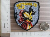 80s ST.AUGUSTINE FLA.セントオーガスティン フロリダ州 ビンテージ 刺繍 ワッペン アメリカ USA 旅行 騎士 パッチ_画像3