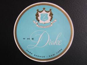  hotel label # The *do Ray k# New York #1950's