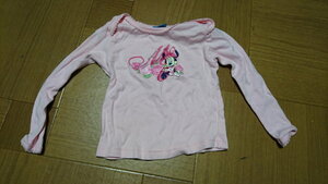 ディズニー　Disney　子ども用長袖カットソー　長袖Tシャツ　３Tサイズ　USED　９