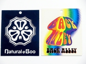  Boo Foo Woo / back a Ray & natural b- sticker set 