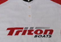 古着●チームトリトンボート 長袖ピットシャツ 2XL相当 薄汚れあり xqp_画像5