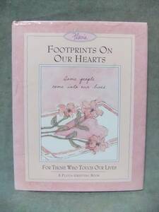 洋書★Footprints on Our Hearts / for Those Who Touch Our Lives (A Flavia Greeting Book) /Flavia Weedn /フラビアウィードン。