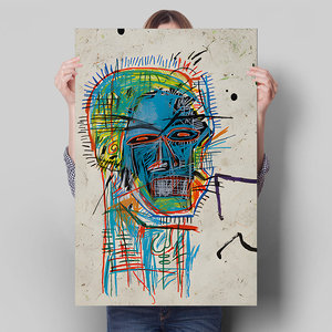 バスキア Basquiat ポスター 70x50cm 海外 北欧 アート インテリア 雑貨 グッズ 絵 絵画 グラフィティ 画家 ジャン ミシェル 24