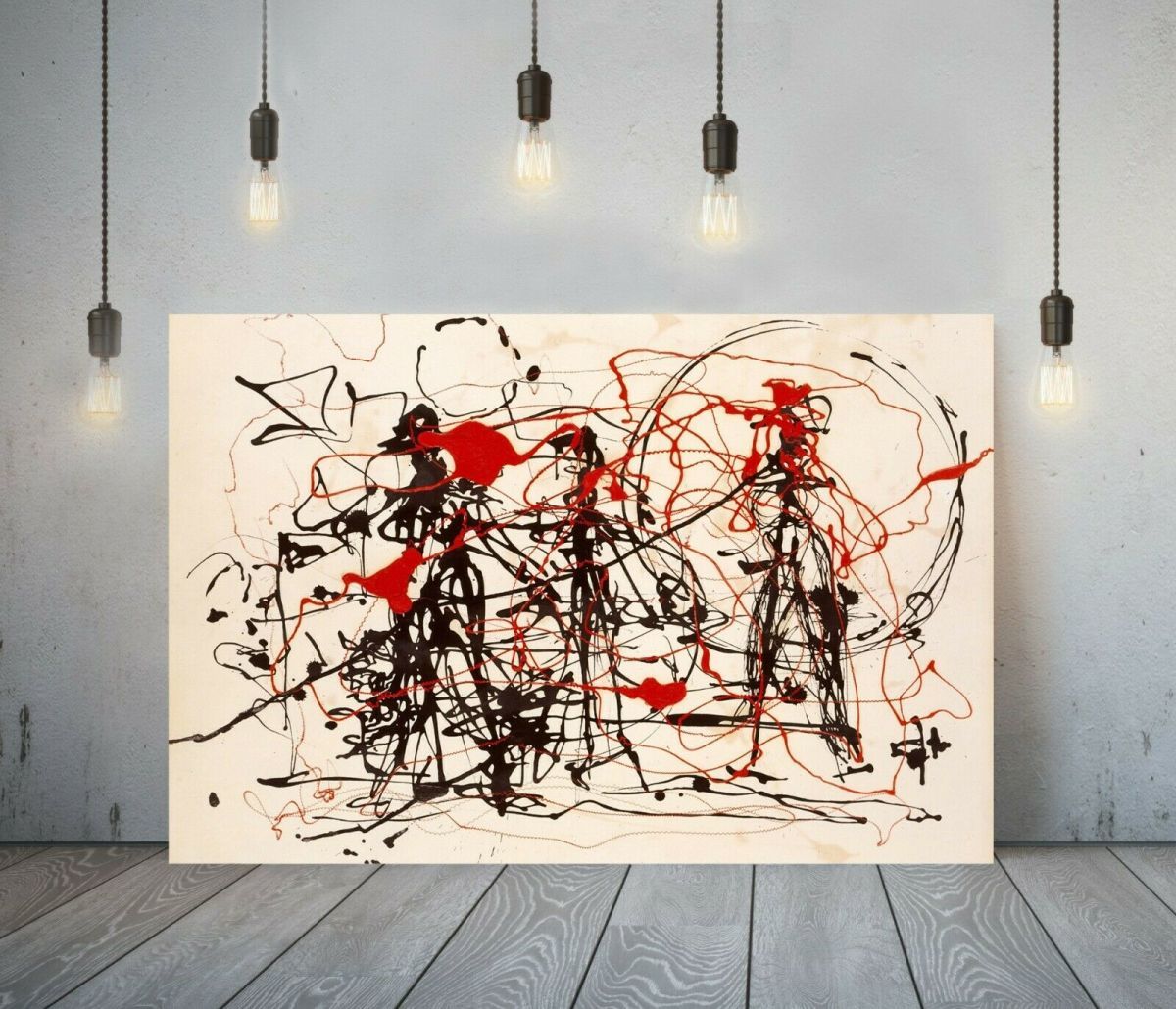Cartel de Jackson Pollock, lienzo de alta calidad, Foto enmarcada, Panel de arte A1, nórdico, exterior, cuadro, pintura abstracta, bienes, decoración de interiores, 11, Materiales impresos, Póster, otros