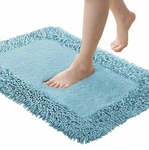  коврик для ванной * голубой * микроволокно нежный коврик перед дверью * кухонный коврик 
