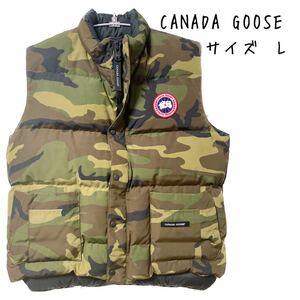 CANADA GOOSE カナダグースダウンベスト 迷彩　サイズL