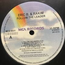 Eric B. & Rakim / Follow The Leader ジャケ無 2nd LP_画像1
