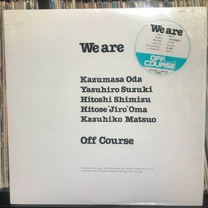 オフコース / We Are 日本盤LP