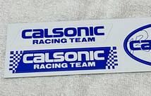 ☆ステッカー☆「CALSONIC RACING TEAM（カルソニック レーシング チーム）」 チームロゴステッカー☆ラストワン！【非売品】_画像2