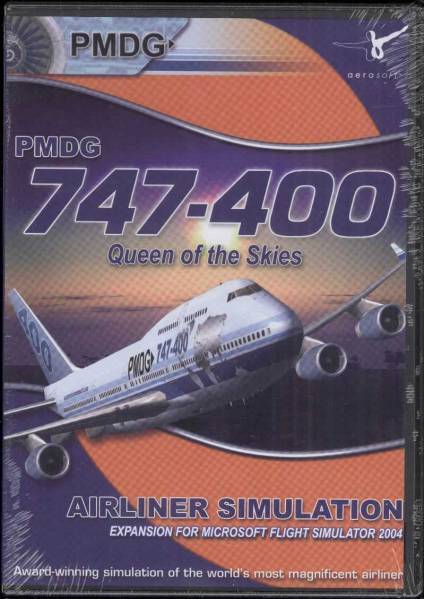 新品 PMDG 747-400 Flight Simulator 2004アドオンソフト