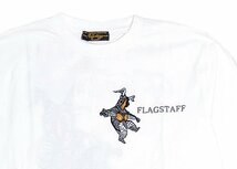 ウルトラマン×FLAG STAFF ロングTシャツ「ゼットン」◆Flagstaff ホワイトXXLサイズ 431016 フラッグスタッフ 刺繍 円谷プロ バイカー_画像3