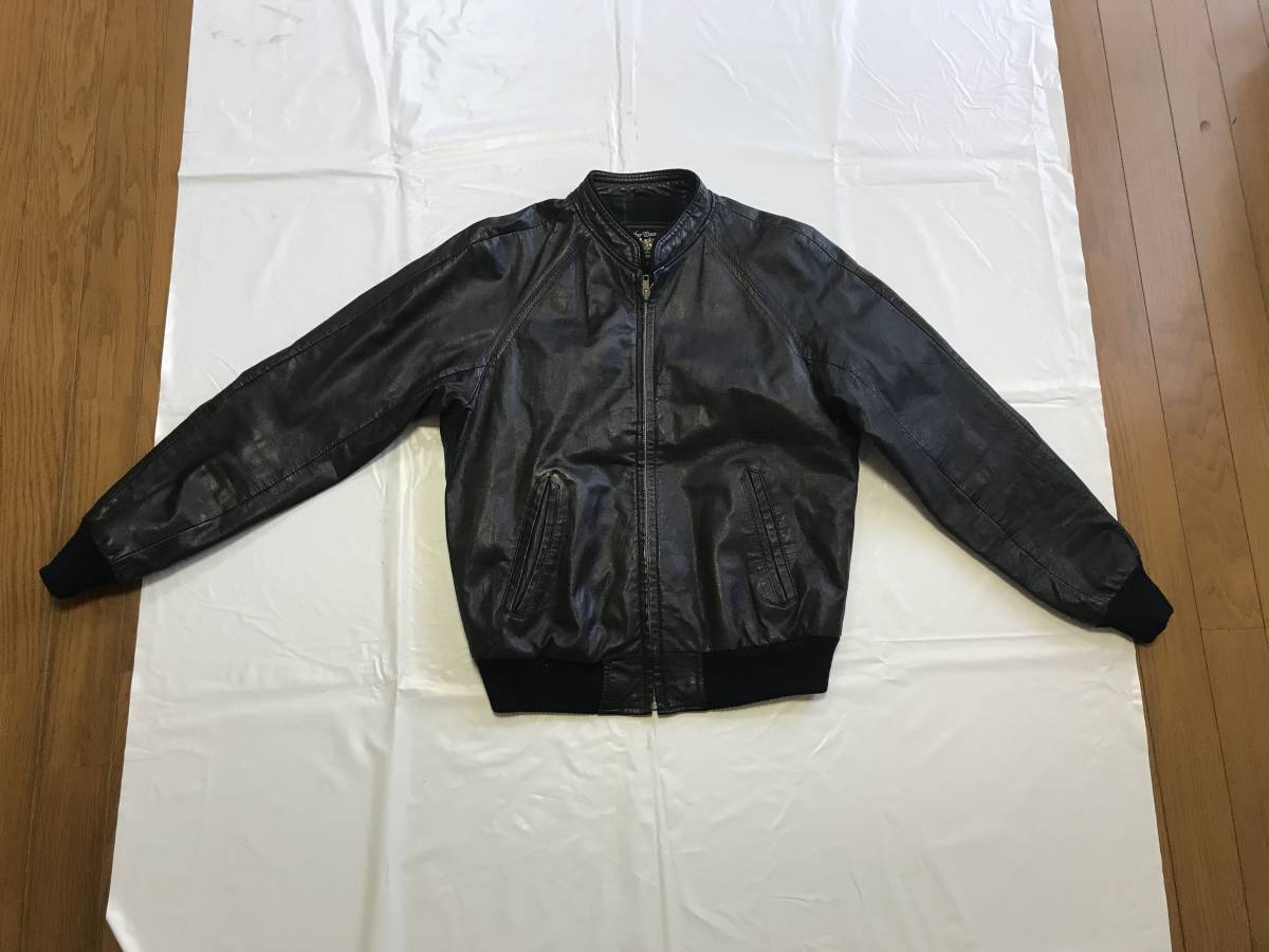 美品】テオデム ヴィンテージ 羊革 革ジャン 昭和レトロ ハーレー